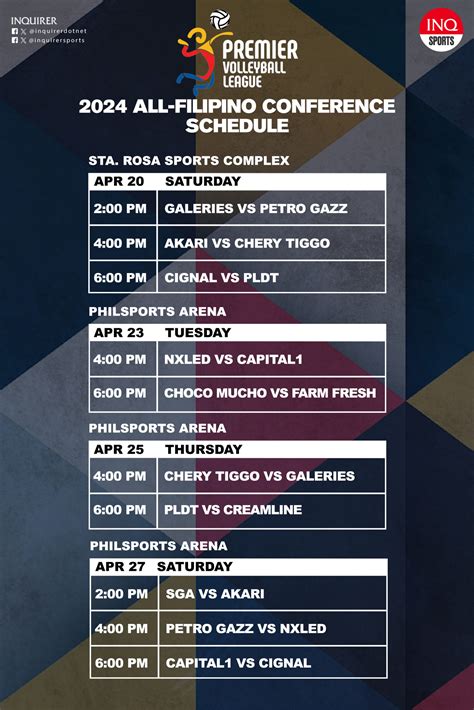 ornap convention 2024 schedule philippines|PVL semis schedule: Akari, Cignal, Creamline, and PLDT.